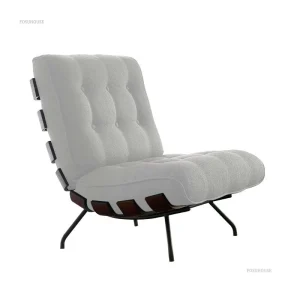 Ý Tối Giản Ghế Phòng Khách Nội Thất Gia Đình Sofa Đơn Cho Khách sạn Ghế Giải Trí Retro Log Ghế Thiết Kế Hiện Đại - Hình 2